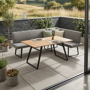 Niehoff Elba Gartenmöbel-Set M (4 Plätze) Tisch 160x95cm