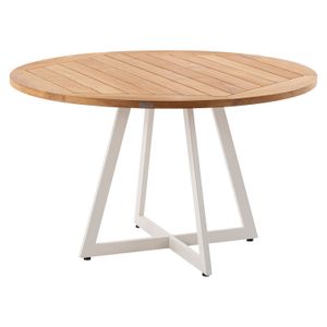 Niehoff Milan Gartentisch Ø125cm Aluminium/Teak