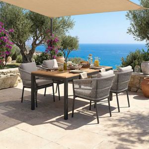 OUTLIV. Alicante Gartenmöbel-Set M (4 Plätze) Tisch 160x90cm
