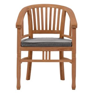OUTLIV. Batavia Gartensessel Eco-Teak inklusive Kissen
