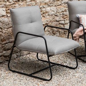 SCHÖNER WOHNEN-Kollektion Fontein Loungesessel Aluminium/Sunbrella