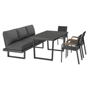 OUTLIV. Atlanta Gartenmöbel-Set L verstellbar (6 Plätze) Tisch 160x90cm