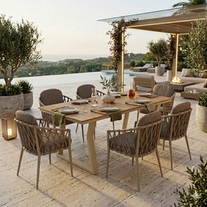 OUTLIV. Cairns Gartenmöbel-Set Tisch 200x90cm