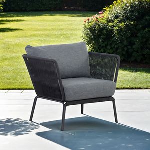 Cosmic Collection Lion Loungesessel Stahl/Rope