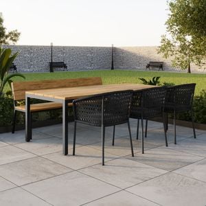 OUTLIV. Zui Gartenmöbel-Set 5-tlg. Tisch 220x100cm
