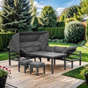 OUTLIV. Anzio Dininglounge Aluminium/Spunpolyester