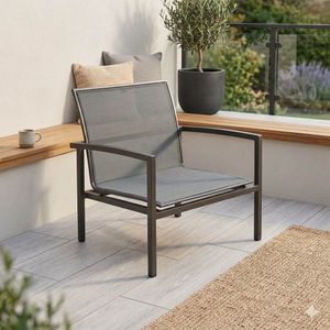 Stern Skelby Loungesessel Aluminium/Textilene