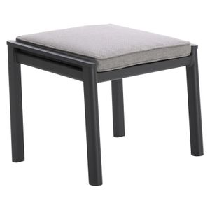 Interliving 7014 Gartenhocker Aluminium mit Sitzkissen