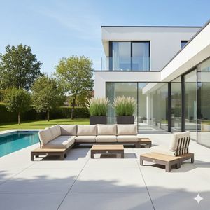 Apple Bee Sticks & More Ecklounge inkl. Loungetische Aluminium/Bee Wett