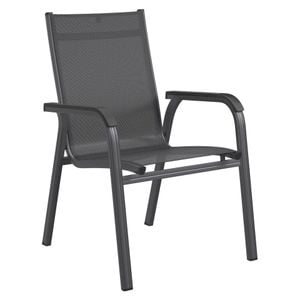 Kettler Basic Plus Stapelsessel Aluminium/Outdoorgewebe