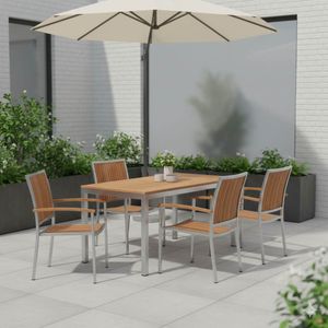OUTLIV. Pasadena Gartenmöbel-Set M (4 Plätze) Tisch 160x90cm
