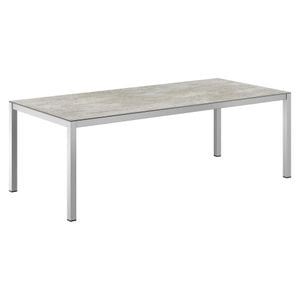 OUTLIV. Gartentisch 220x100cm Aluminium/Dekton