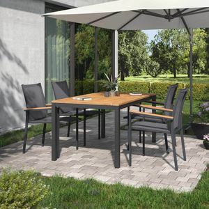OUTLIV. Kobe Gartenmöbel-Set M (4 Plätze) Tisch 160x90cm