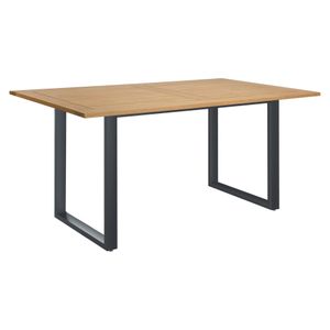 Stern Gartentisch 180x100cm Aluminium/Teak