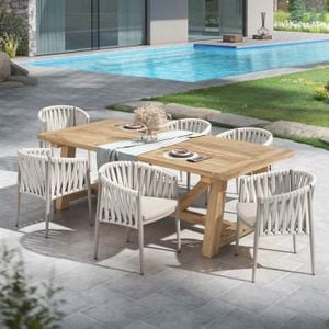 OUTLIV. Lena Gartenmöbel-Set L (6 Plätze) Tisch 240x110cm