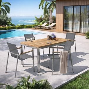 OUTLIV. Rimini Gartenmöbel-Set M (4 Plätze) Tisch 160x90cm