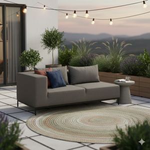 Stern Taavi Gartenloungesofa Aluminium/Polyacryl