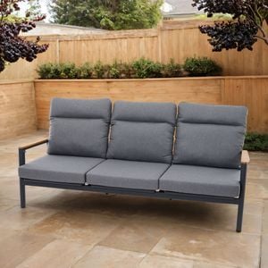 Siena Garden Cortina Gartenloungesofa Aluminium/Rope/Kunstfaser