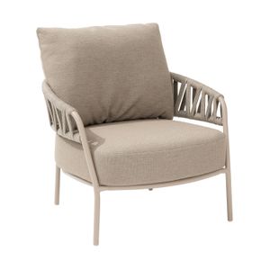 4Seasons Calma Loungesessel Aluminium/Rope/Olefin