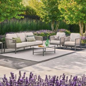 Apple Bee Bora Bora Loungeset inkl. Loungetisch Aluminium/Rope/Bee Wett