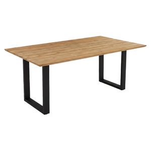 OUTLIV. Negara Gartentisch Edelstahl/Teak recycelt