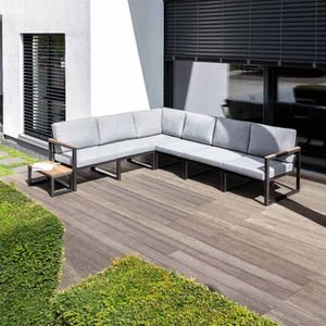 Kettler Ocean Skid Ecklounge inkl. Beistelltisch Aluminium/Olefin