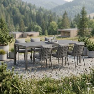 LC Garden Sunrepo Gartenmöbel-Set L (6 Plätze) mit OUTLIV. Tisch 220x100cm