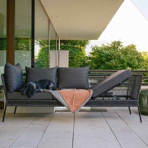 Stern Odea Diningsofa verstellbar Aluminium/Rope/Polyacryl