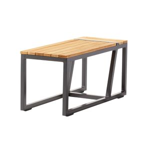 Sieger Havanna Beistelltisch 69x32cm Aluminium/Teak