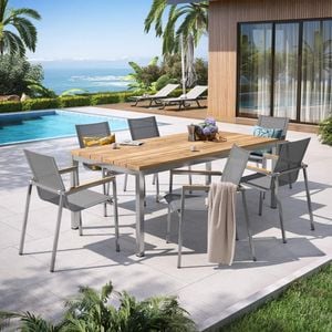 OUTLIV. Rimini Gartenmöbel-Set L (6 Plätze) Tisch 200x100cm