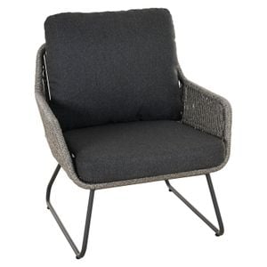 Siena Garden Kansas Loungesessel Aluminium/Geflecht