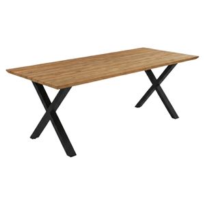 OUTLIV. Negara Gartentisch Edelstahl/Teak recycelt
