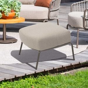 4Seasons Capalbio Loungehocker Edelstahl/Olefin