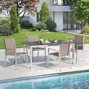 OUTLIV. Oviedo Gartenmöbel-Set M (4 Plätze) Tisch 160x90cm