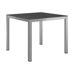 OUTLIV. Gartentisch 90x90cm Edelstahl/Glaskeramik