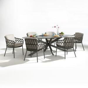 4Seasons Calpi Gartenmöbel-Set L (6 Plätze) Tisch 240x107cm