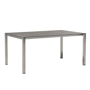 OUTLIV. Ausziehtisch 140/178/210x70cm Edelstahl/Glas