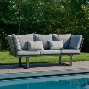 LC Garden Bondino Diningsofa Aluminium/Kunstfaser