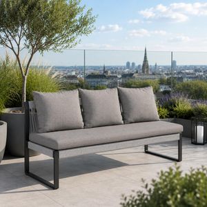 Stern Tammo Diningsofa Aluminium/Rope/Outdoorstoff
