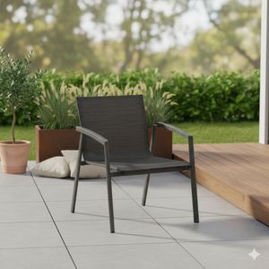 Stern New Top Loungesessel Aluminium/Textilene