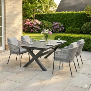 LC Garden Covo Gartenmöbel-Set M (4 Plätze) Tisch 200/260x100cm