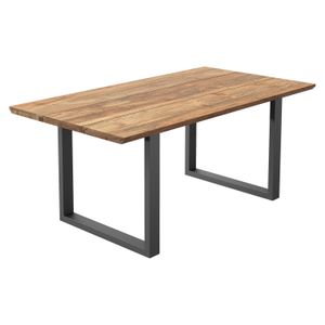 OUTLIV. Negara Gartentisch Edelstahl/Teak recycelt