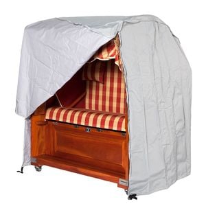 Heinemeyer Schutzhülle 125x110x156/135cm für Strandkorb, mit 2 Reißverschlüssen, Teak-Safe