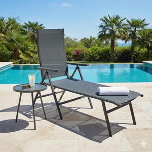 Siena Garden Tauro Gartenliege Aluminium/Ranotex