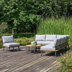 Niehoff Serra Ecklounge inkl. Loungetisch Aluminium/Canvas