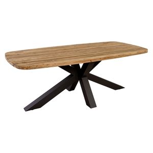 OUTLIV. Belgien Gartentisch 220x100cm Aluminium/Teak recycelt