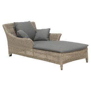 4Seasons Valentine Gartensofa inkl. Kissen Aluminium/Geflecht