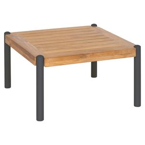 Stern Taro Beistelltisch Garten Aluminium/Teak