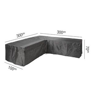 AeroCover Schutzhülle für Ecklounge 300x300x70cm