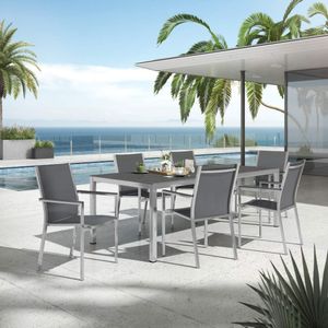 Stern Cardiff Gartenmöbel-Set L (6 Plätze) mit OUTLIV. Tisch 220x100cm